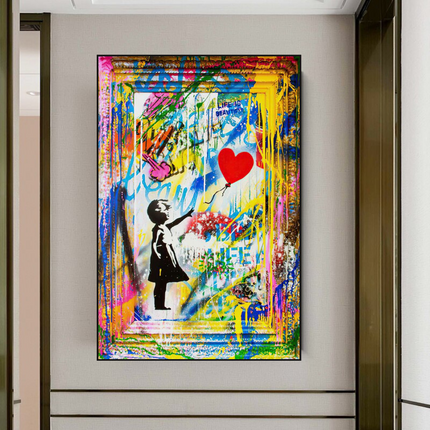 ChandelierDecor - Banksy "Life is Beautiful" Wall Art - Add a Touch of Street Art