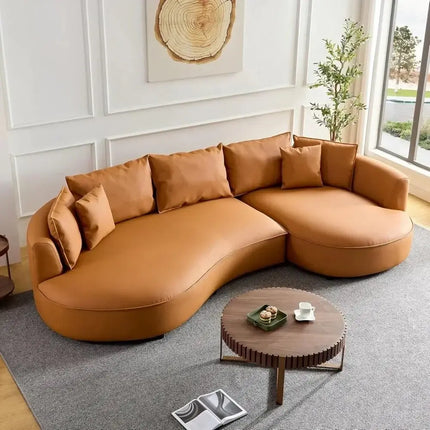 ChandelierDecor - Bouclé Sectional Sofa