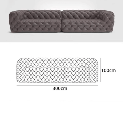 ChandelierDecor - Chesterfield Sofa Set - Deep Button Tufted Luxury
