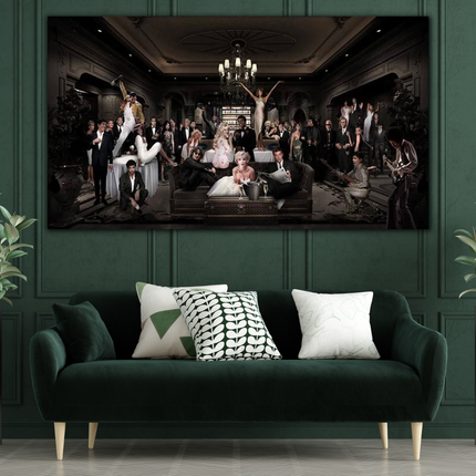 ChandelierDecor - Classic Legends Characters Canvas Wall Art: Exquisite pieces