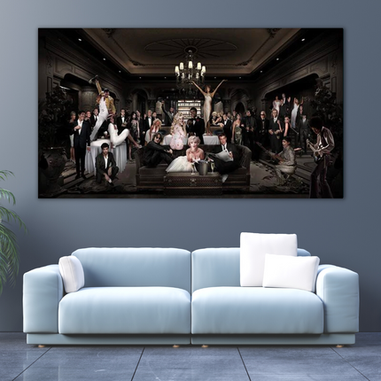 ChandelierDecor - Classic Legends Characters Canvas Wall Art: Exquisite pieces