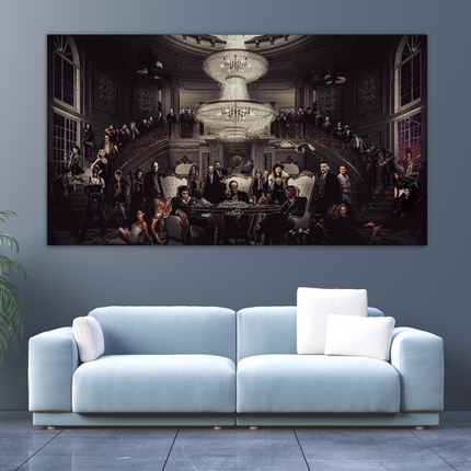 ChandelierDecor - Classic Legends Wall Art - Exquisite and Timeless Décor