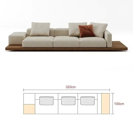 ChandelierDecor - Cloud Floor Accent Sofa – Modular Lounge Seating