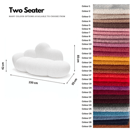 ChandelierDecor - Cloud Sofa Set – Modern Plush Living Room Seating