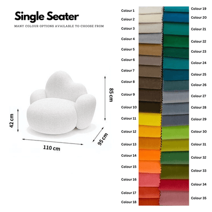 ChandelierDecor - Cloud Sofa Set – Modern Plush Living Room Seating