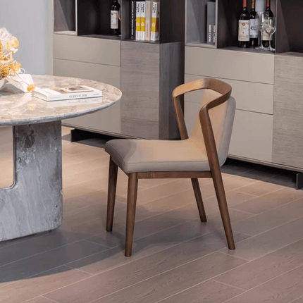 ChandelierDecor - Designer Walnut Dining Chairs – Dining Room