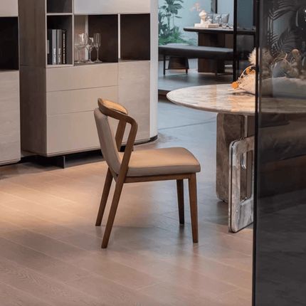 ChandelierDecor - Designer Walnut Dining Chairs – Dining Room