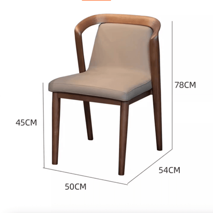 ChandelierDecor - Designer Walnut Dining Chairs – Dining Room