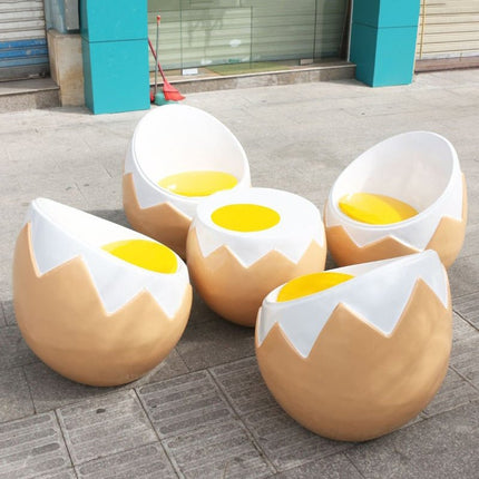 ChandelierDecor - Egg Sofa Chair & Stool – Modern Egg-Style Seating