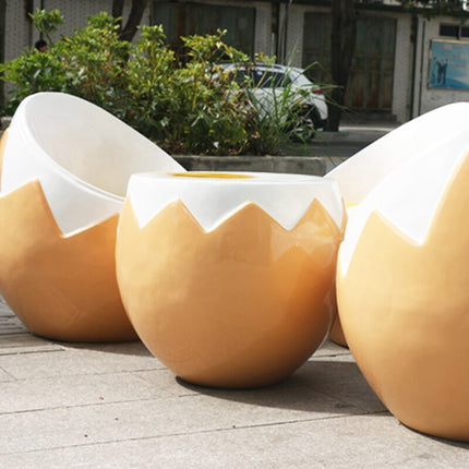 ChandelierDecor - Egg Sofa Chair & Stool – Modern Egg-Style Seating