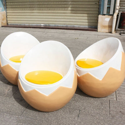 ChandelierDecor - Egg Sofa Chair & Stool – Modern Egg-Style Seating