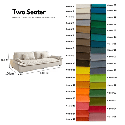 ChandelierDecor - Exquisite Lounge Sofa Set – Velvet Flannel Comfort