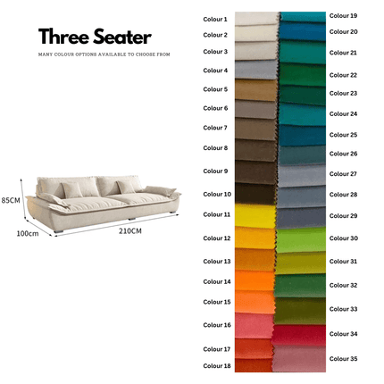 ChandelierDecor - Exquisite Lounge Sofa Set – Velvet Flannel Comfort