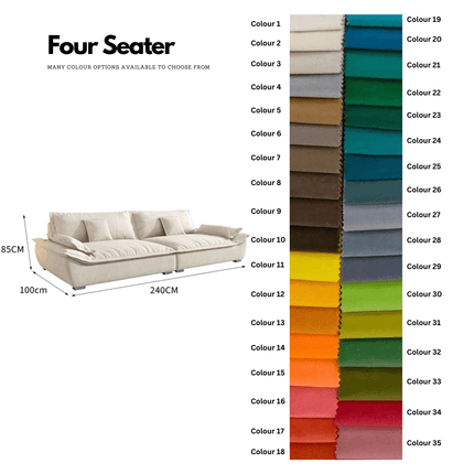 ChandelierDecor - Exquisite Lounge Sofa Set – Velvet Flannel Comfort