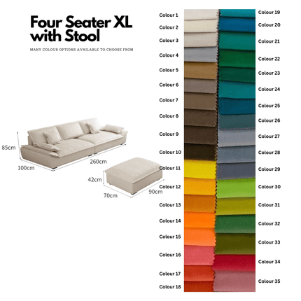 ChandelierDecor - Exquisite Lounge Sofa Set – Velvet Flannel Comfort