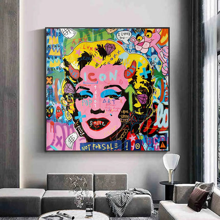 ChandelierDecor - Fashion Icon: Marilyn Pop Art - Showcasing Iconic Style