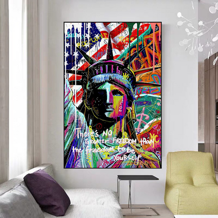 ChandelierDecor - Freedom: Statue of Liberty Canvas Wall Art