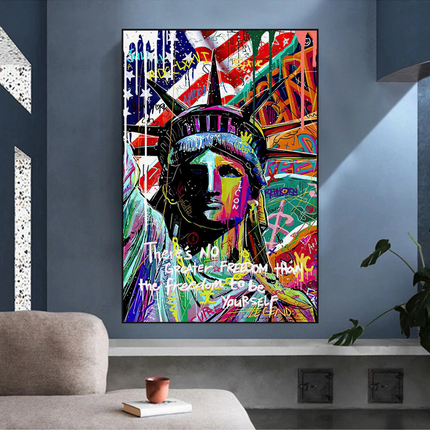 ChandelierDecor - Freedom: Statue of Liberty Canvas Wall Art