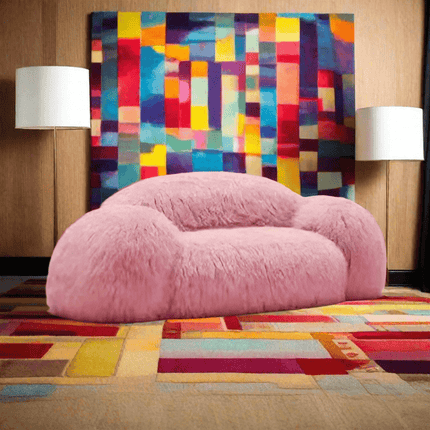 ChandelierDecor - Fur Recliner Sofa – Cotton & Viscose Fur