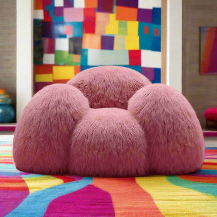 ChandelierDecor - Fur Recliner Sofa – Cotton & Viscose Fur