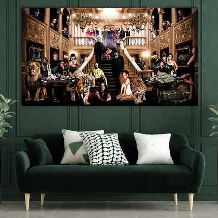 ChandelierDecor - Godfather Scarface Legends Wall Art: Indulge in Crime Art