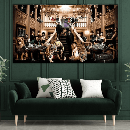 ChandelierDecor - Godfather Scarface Legends Wall Art: Indulge in Crime Art
