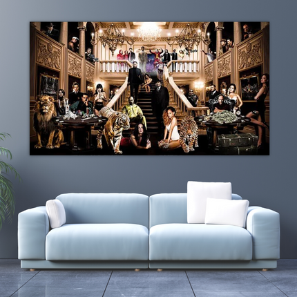 ChandelierDecor - Godfather Scarface Legends Wall Art: Indulge in Crime Art