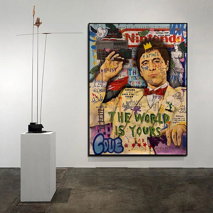 ChandelierDecor - Godfather Smokes Canvas Print for Modern Pop Art Home Decor