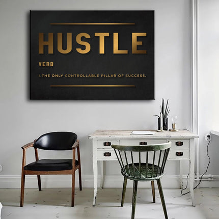 ChandelierDecor - Grind Hustle Success Motivational Posters Canvas Wall Art