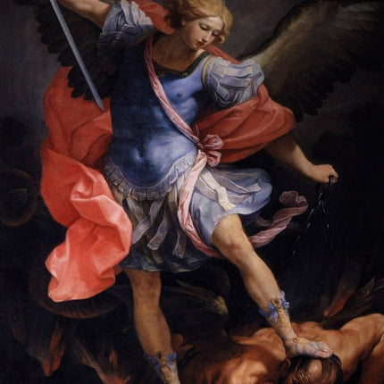 ChandelierDecor - Guido Reni: The Archangel Michael Defeating Satan Canvas Wall Art