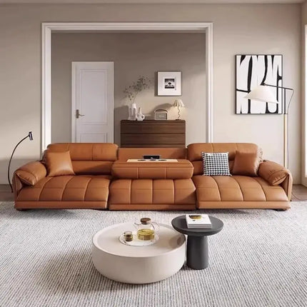 ChandelierDecor - Italian Genuine Leather Leather Loveseat – Reclining