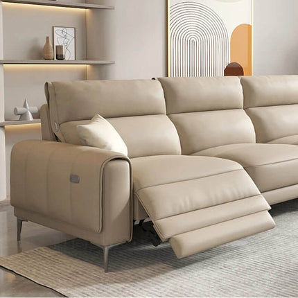 ChandelierDecor - Italian Leather Sectional Sofa – Reclining