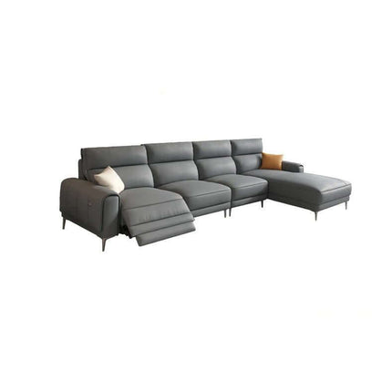 ChandelierDecor - Italian Leather Sectional Sofa – Reclining