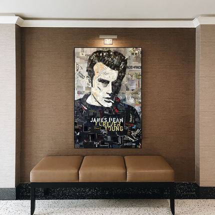 ChandelierDecor - James Byron Dean Canvas Art: Authentic and Timeless