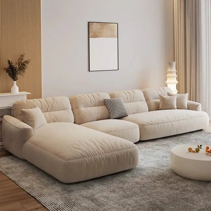 ChandelierDecor - Lazy Modern Sectional Sofa – Para Lounge Velvet Seating