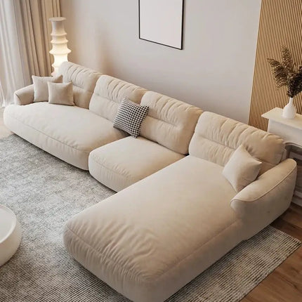 ChandelierDecor - Lazy Modern Sectional Sofa – Para Lounge Velvet Seating