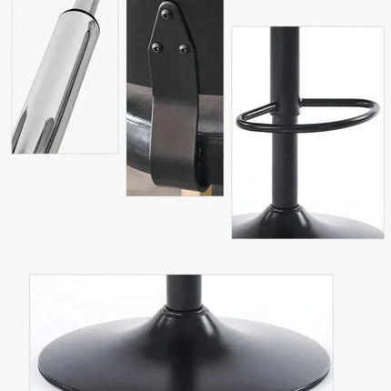 ChandelierDecor - Leather Bar Chair – Kitchen Island • Dining Room