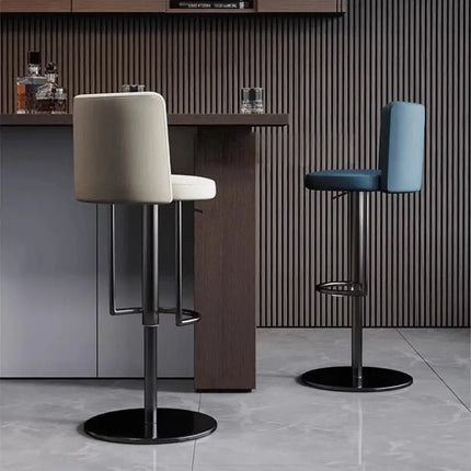 ChandelierDecor - Leather Bar Stool – Adjustable