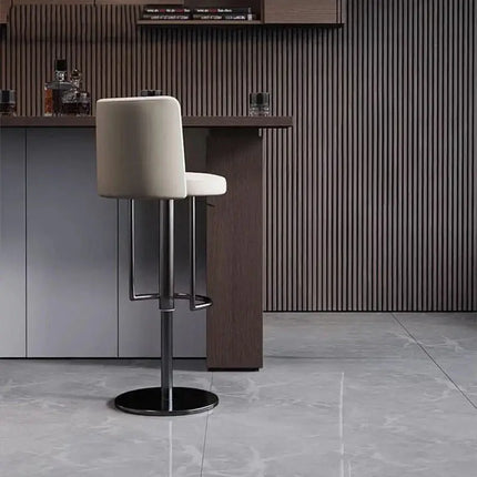 ChandelierDecor - Leather Bar Stool – Adjustable