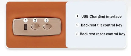 ChandelierDecor - Leather Recliner Chair – Reclining, Swivel, Footrest • Office