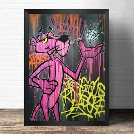 ChandelierDecor - Lively Cartoon Magic - Pink Panther Poster