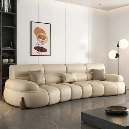 ChandelierDecor - Luxury Leather Sectional Sofa
