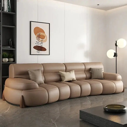 ChandelierDecor - Luxury Leather Sectional Sofa