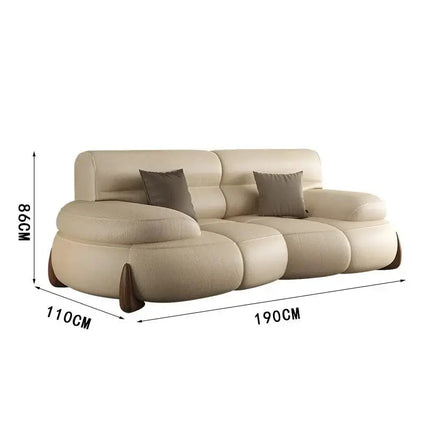 ChandelierDecor - Luxury Leather Sectional Sofa
