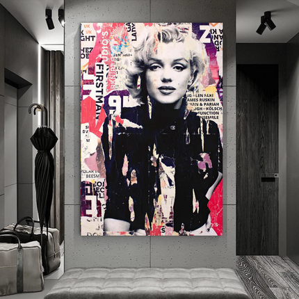 ChandelierDecor - Marilyn Monroe Street Art: Depiction & Unique Interpretation