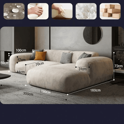 ChandelierDecor - Maximum Comfort Sofa – Lazy De Estar Wide Lounge