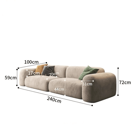 ChandelierDecor - Maximum Comfort Sofa – Lazy De Estar Wide Lounge