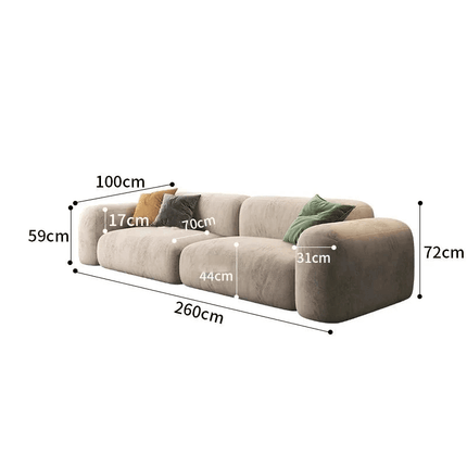 ChandelierDecor - Maximum Comfort Sofa – Lazy De Estar Wide Lounge