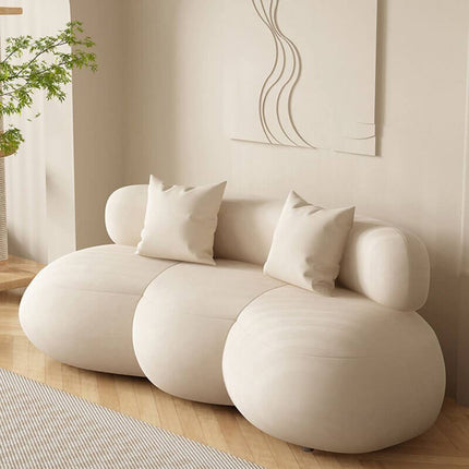 ChandelierDecor - Meubles Rounded Sofa Set – Curved Bubble Puff Comfort