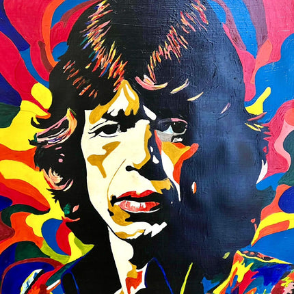 ChandelierDecor - Mick Jagger SingerCanvas Wall Hanging Art